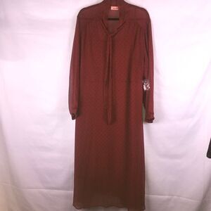EVRI Black and Red Plus Size Dress